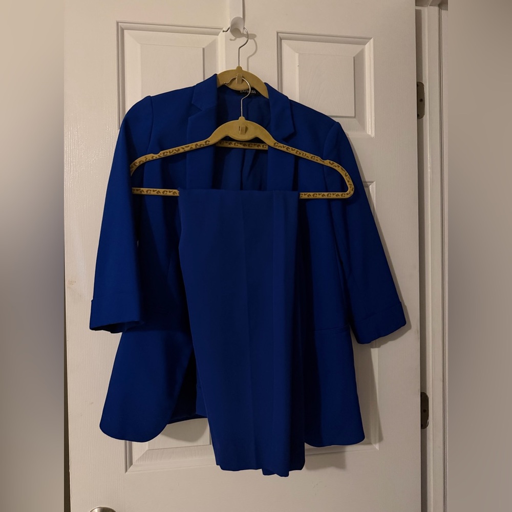 Classic Women's Royal Blue Blazer Jacket